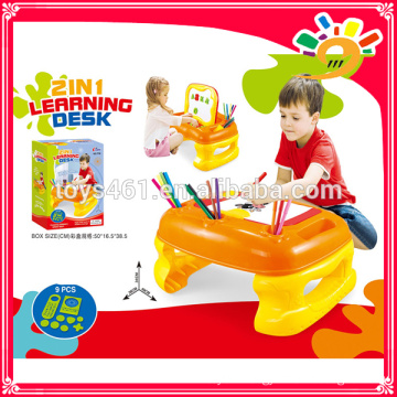 2 in 1 Kids Learning Desk And Easel / Kids Painting Easel